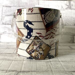 Baseball Theme Ice Bucket Made in the USA Unique Sports Bar Accessory